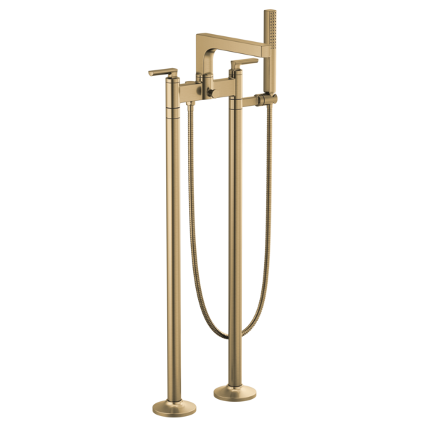 Brizo Two-Handle Tub Filler Trim Kit With Lever Handles T70306-GL - Plumbing Market