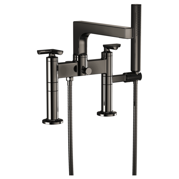 Brizo Two-Handle Tub Filler Trim Kit With Cross Handles T70307-BNX - Plumbing Market