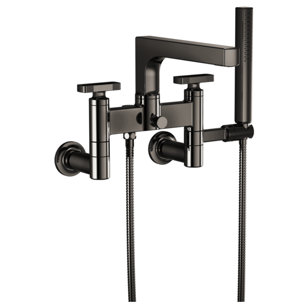 Brizo Two-Handle Tub Filler Trim Kit With Knob Handles T70308-BNX - Plumbing Market