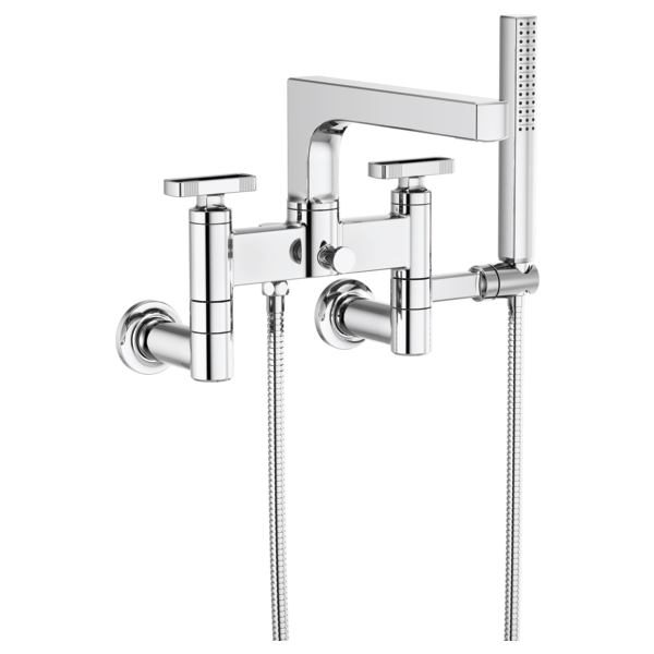 Brizo Two-Handle Tub Filler Trim Kit With Knob Handles T70308-PC - Plumbing Market