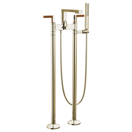 Brizo Two-Handle Tub Filler Trim Kit with Lever Handles T70322-PNTK - Plumbing Market