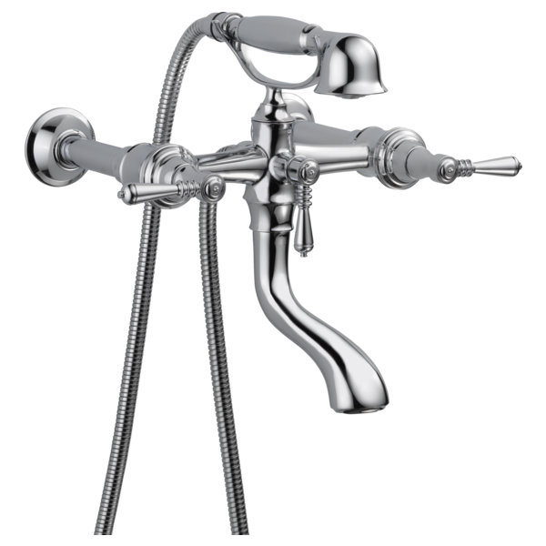 Brizo Two-Handle Tub Filler Trim Kit with Lever Handles T70336-PC - Plumbing Market