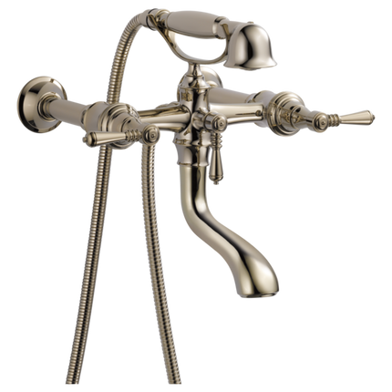 Brizo Two-Handle Tub Filler Trim Kit with Lever Handles T70336-PN - Plumbing Market