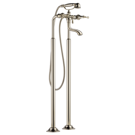 Brizo Two-Handle Tub Filler Trim Kit with Lever Handles T70336-PN - Plumbing Market