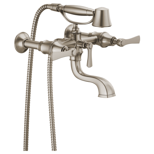 Brizo Two-Handle Tub Filler Trim Kit with Lever Handles T70360-NK - Plumbing Market