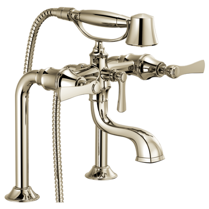 Brizo Two-Handle Tub Filler Trim Kit with Lever Handles T70360-PN - Plumbing Market