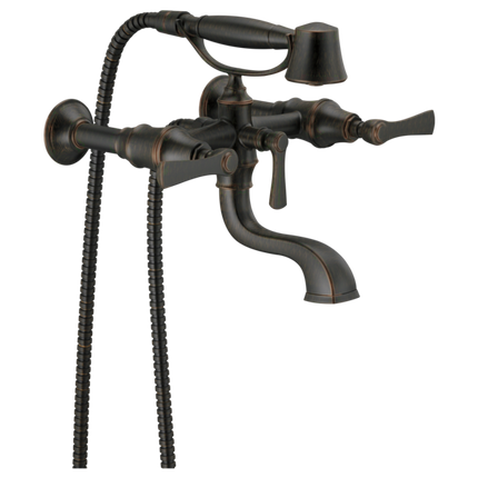 Brizo Two-Handle Tub Filler Trim Kit with Lever Handles T70360-RB - Plumbing Market