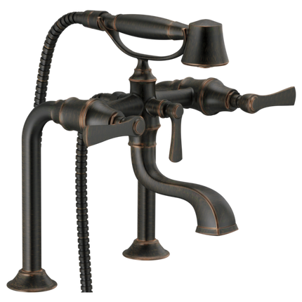 Brizo Two-Handle Tub Filler Trim Kit with Lever Handles T70360-RB - Plumbing Market