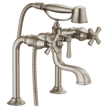 Brizo Two-Handle Tub Filler Trim Kit with Cross Handles T70361-NK - Plumbing Market