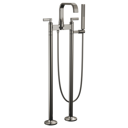 Brizo Two-Handle Tub Filler Trim Kit with Lever Handles T70368-BNX - Plumbing Market