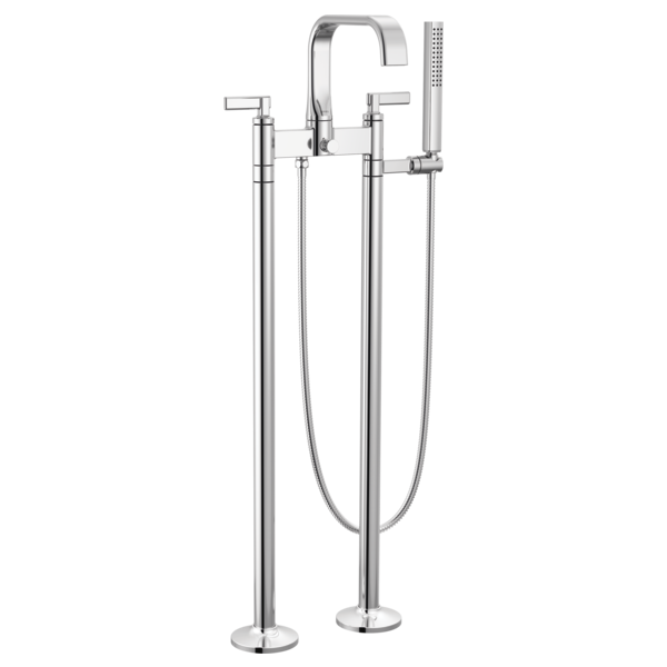 Brizo Two-Handle Tub Filler Trim Kit with Lever Handles T70368-PC - Plumbing Market