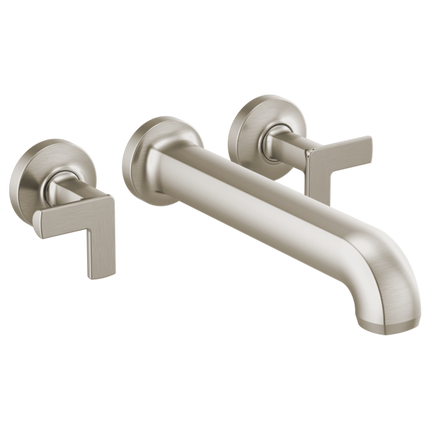 Brizo Two Handle Wall Mount Tub Filler T70406-NKLHP - Plumbing Market