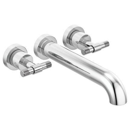 Brizo Two-Handle Wall Mount Tub Filler - Less Handles T70435-PCLHP - Plumbing Market