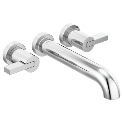 Brizo Two-Handle Wall Mount Tub Filler - Less Handles T70435-PCLHP - Plumbing Market