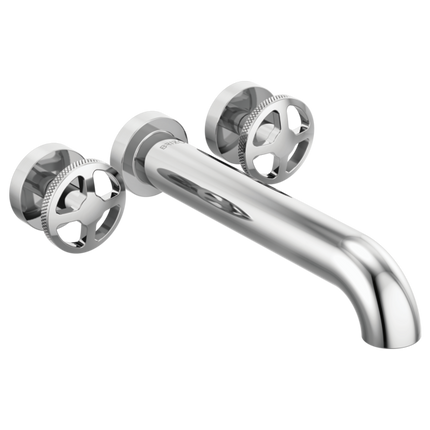 Brizo Two-Handle Wall Mount Tub Filler - Less Handles T70435-PCLHP - Plumbing Market