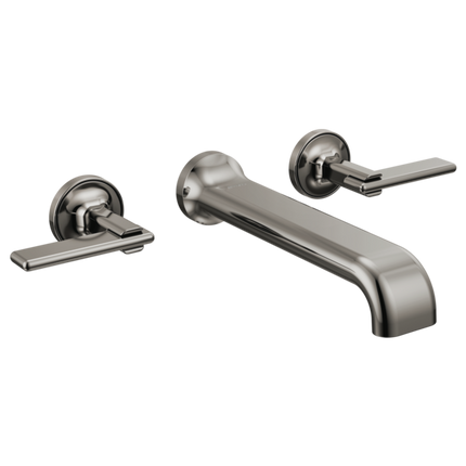 Brizo Two-Handle Wall Mount Tub Filler - Less Handles T70467-BNXLHP - Plumbing Market