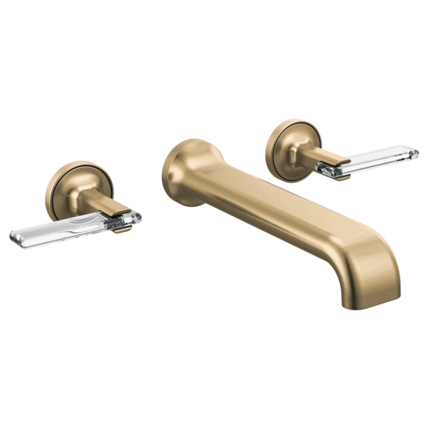 Brizo Two-Handle Wall Mount Tub Filler - Less Handles T70467-GLLHP - Plumbing Market