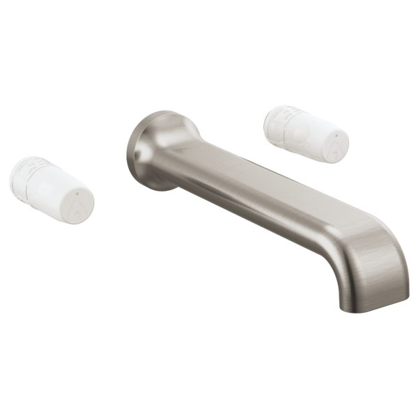 Brizo Two-Handle Wall Mount Tub Filler - Less Handles T70467-NKLHP - Plumbing Market