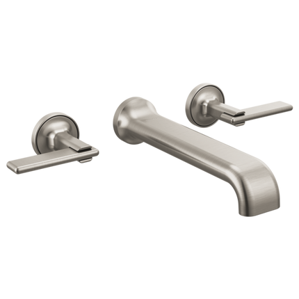 Brizo Two-Handle Wall Mount Tub Filler - Less Handles T70467-NKLHP - Plumbing Market