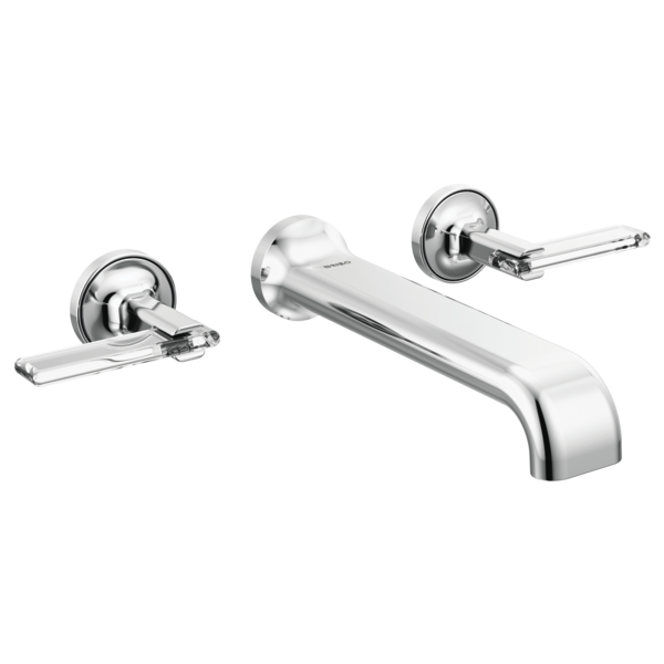 Brizo Two-Handle Wall Mount Tub Filler - Less Handles T70467-PCLHP - Plumbing Market