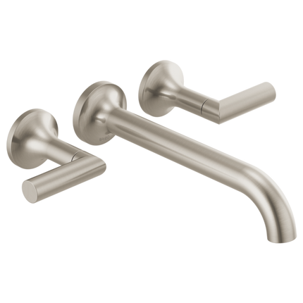 Brizo Two-Handle Wall Mount Tub Filler - Less Handles T70475-BNLHP - Plumbing Market