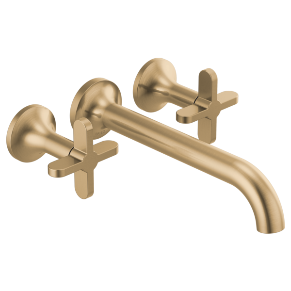 Brizo Two-Handle Wall Mount Tub Filler - Less Handles T70475-GLLHP - Plumbing Market