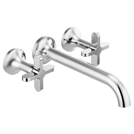 Brizo Two-Handle Wall Mount Tub Filler - Less Handles T70475-PCLHP - Plumbing Market