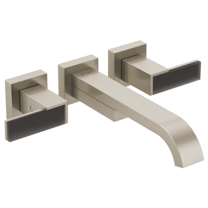 Brizo Two-Handle Wall Mount Tub Filler - Less Handles T70480-BNLHP - Plumbing Market