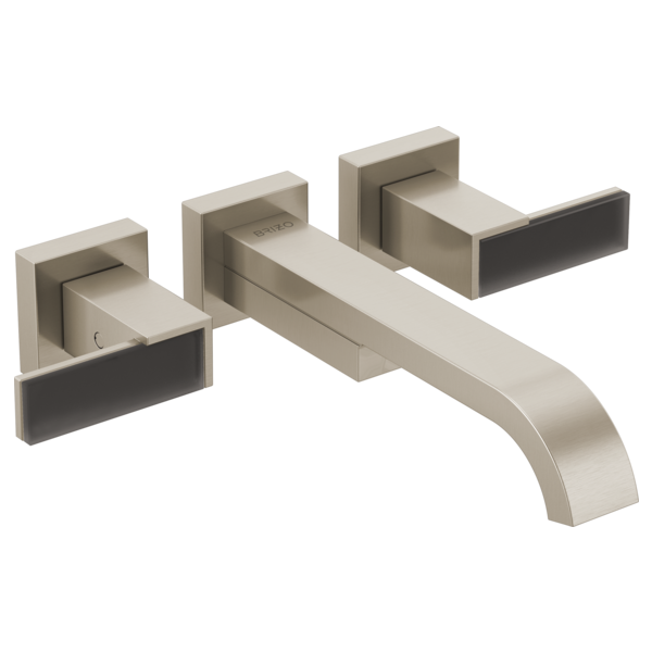 Brizo Two-Handle Wall Mount Tub Filler - Less Handles T70480-BNLHP - Plumbing Market