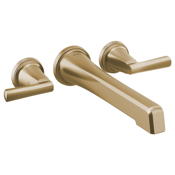 Brizo Two-Handle Wall Mount Tub Filler - Less Handles T70498-GLLHP - Plumbing Market