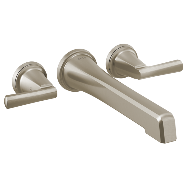 Brizo Two-Handle Wall Mount Tub Filler - Less Handles T70498-NKLHP - Plumbing Market