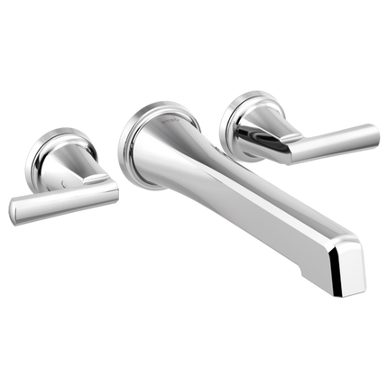 Brizo Two-Handle Wall Mount Tub Filler - Less Handles T70498-PCLHP - Plumbing Market