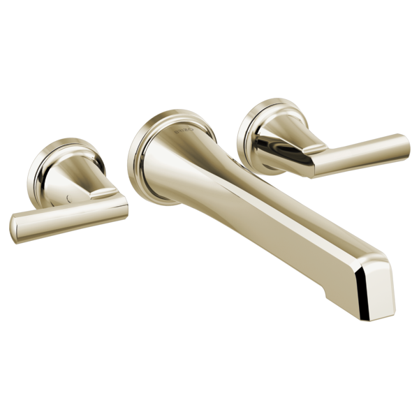 Brizo Two-Handle Wall Mount Tub Filler - Less Handles T70498-PNLHP - Plumbing Market