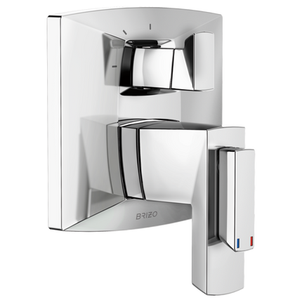 Brizo Tempassure® Thermostatic Valve With Integrated 3-Function Diverter Trim T75588-PC - Plumbing Market