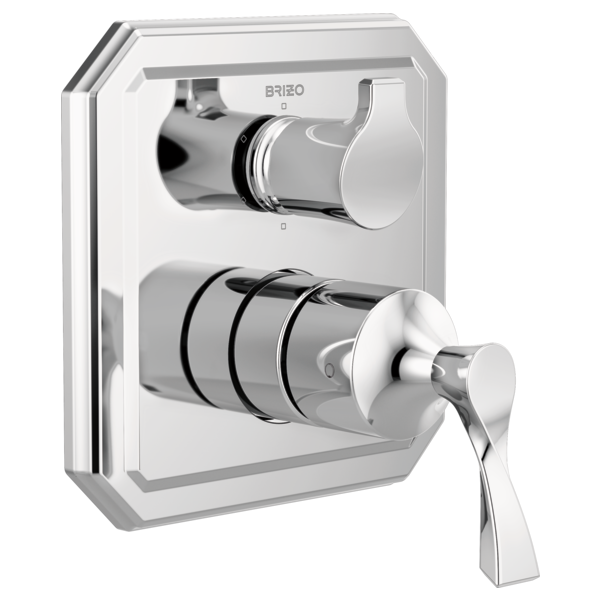 Brizo Pressure Balance Valve with Integrated 6-Function Diverter Trim T75P630-PC - Plumbing Market