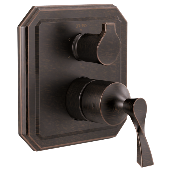 Brizo Pressure Balance Valve with Integrated 6-Function Diverter Trim T75P630-RB - Plumbing Market