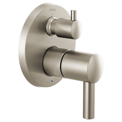 Brizo Pressure Balance Valve with Integrated 6-Function Diverter Trim - Less Handles T75P675-BNLHP - Plumbing Market
