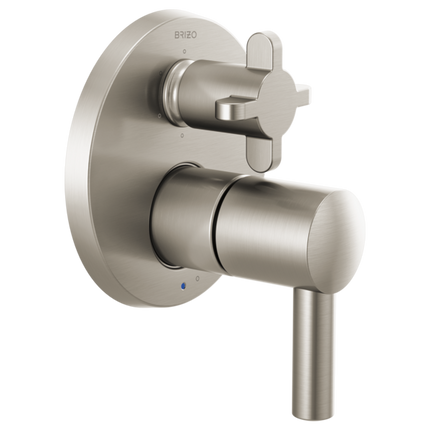 Brizo Pressure Balance Valve with Integrated 6-Function Diverter Trim - Less Handles T75P675-BNLHP - Plumbing Market