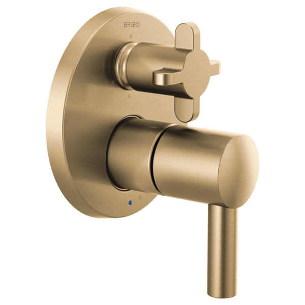 Brizo Pressure Balance Valve with Integrated 6-Function Diverter Trim - Less Handles T75P675-GLLHP - Plumbing Market