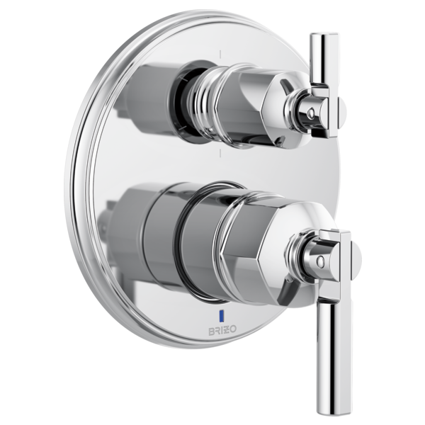 Brizo Pressure Balance Valve With Integrated 6-Function Diverter Trim - Less Handles T75P676-PCLHP - Plumbing Market