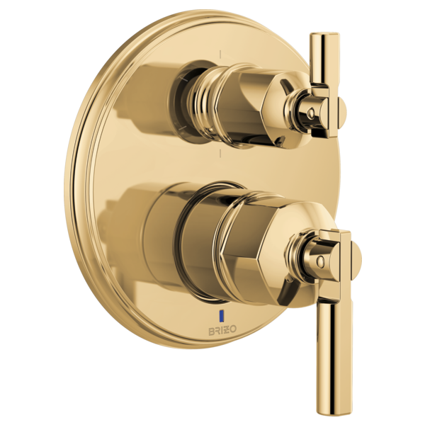 Brizo Pressure Balance Valve With Integrated 6-Function Diverter Trim - Less Handles T75P676-PGLHP - Plumbing Market