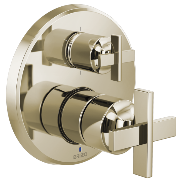 Brizo Pressure Balance Valve With Integrated 6-Function Diverter Trim - Less Handles T75P698-PNLHP - Plumbing Market