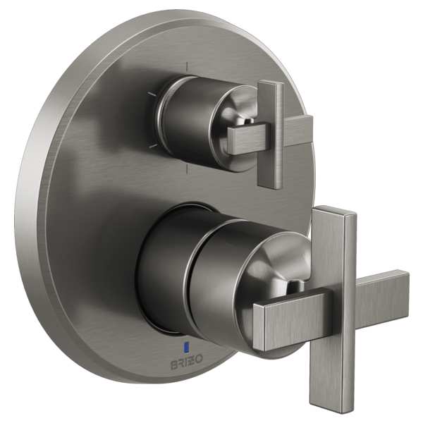 Brizo Pressure Balance Valve With Integrated 6-Function Diverter Trim - Less Handles T75P698-SLLHP - Plumbing Market