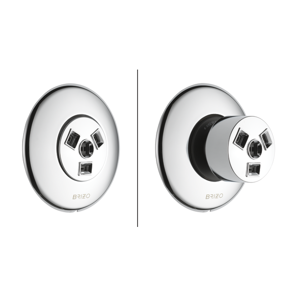 Brizo Hydrachoice Max® Round Body Spray Trim T84613-PC - Plumbing Market