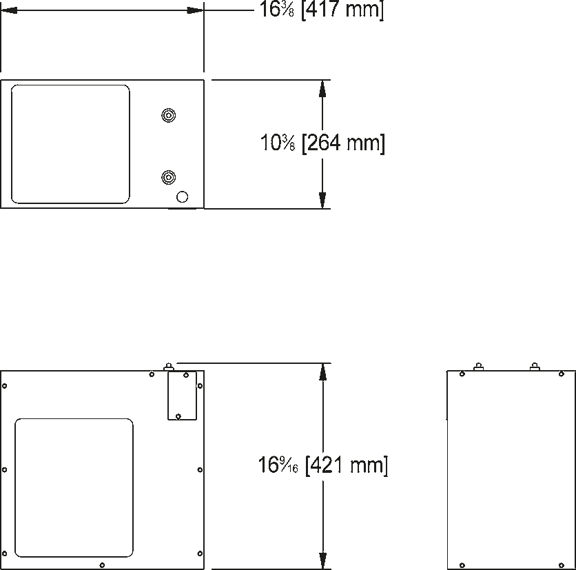 Franke Commercial drinking fountain KER12 dimension drawing