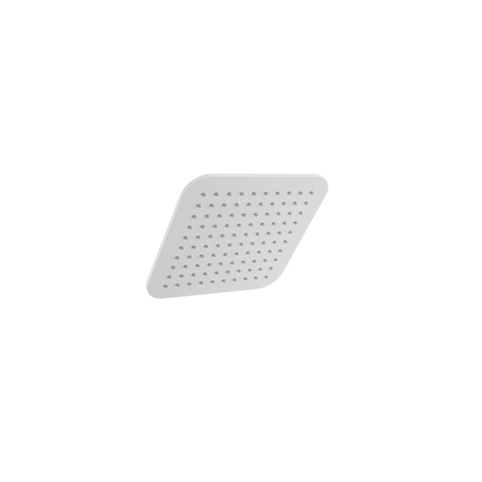 Baril Rounded Square 8" Shower Head TET-0815-01 in White