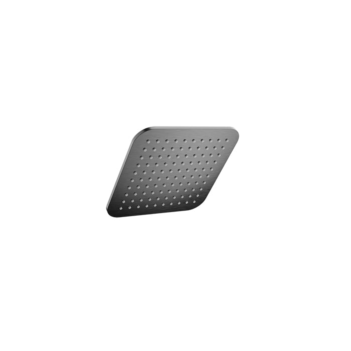 Baril Rounded Square 8" Shower Head TET-0815-01 in Black Titanium