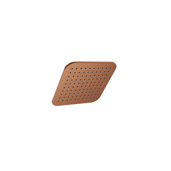 Baril Rounded Square 8" Shower Head TET-0815-01 in Satin Copper
