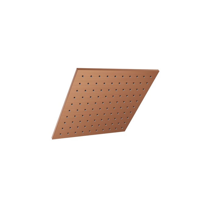 Baril Square 10" Shower Head TET-1011-01 in Satin Copper