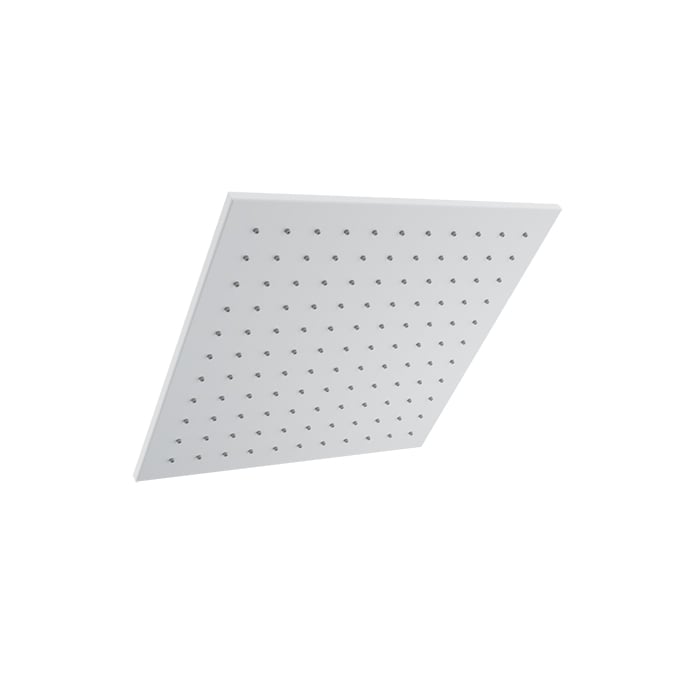 Baril Square 12" Shower Head TET-1212-04 in White